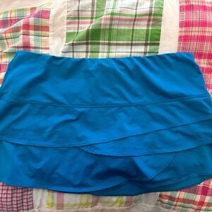 Luck in Love Blue Scallop Skirt